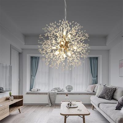 40/50/55/60 cm LED Pendant Light Sputnik Design Globe Design Metal Modern Style Floral Style Globe Electroplated Artistic Modern 220-240V