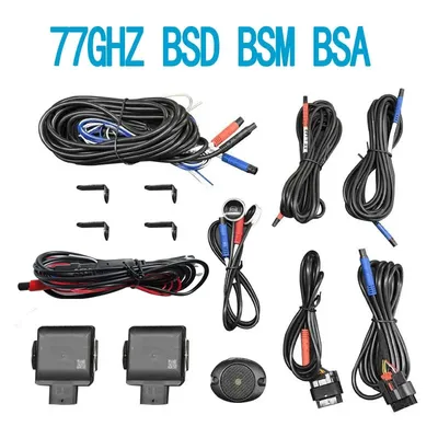 77Ghz Millimeter Wave Radar dead zone Change Lane Safer Monitoring Assistant BSD BSM BSA Blind Spot Detection System Universal