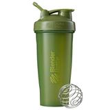BlenderBottle Classic Shaker Bottle Perfect for Protein Shakes and Pre Workout 28-Ounce Moss Green