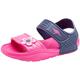 Sandale KANGAROOS "KangaSwim II" Gr. 28, blau (navy, pink) Schuhe
