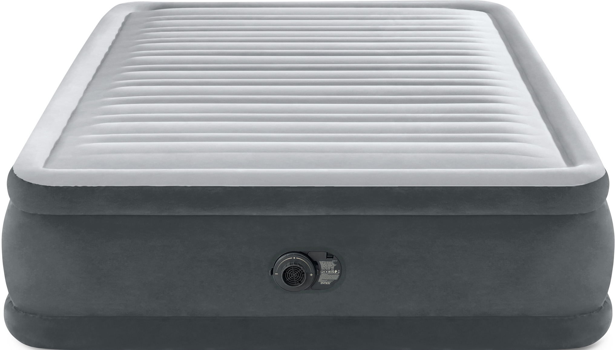 Luftbett INTEX "DuraBeam ComfortPlushElev." Gr. 152, grau, Luftbetten, B/H/L: 152cm x 46cm x 203cm, PVC, Viskose, B:152cm H:46cm L:203cm Image