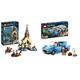 LEGO Harry Potter Bootshaus von Schloss Hogwarts Spielzeug-Modell für Kinder & Harry Potter Fliegender Ford Anglia, baubares Spielzeug-Auto für Kinder