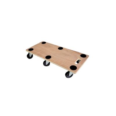 PROREGAL Profi Transportroller mit 6 Rollen | HxBxT 11x30x68 cm | Traglast 300kg | Sperrholzplatte | 1 Stück | Möbelroller Rollbrett Transporthilfe Image