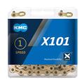 KMC X101 Kette, Ti-NI Gold, 112 Link