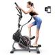 MERACH Elliptical Machines for Home, 3 in 1 Cardio Climber Stepping Elliptical Machine with MERACH APP Compact Elliptical Exercise Machine, & Stair Stepper Trainer, 16-Level Magnetic Resistance