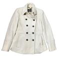 J. Crew Jackets & Coats | J.Crew Pea Coat Women’s 2 Cream Stadium Cloth By Nello Gori Wool Jacket Double | Color: Cream | Size: 2