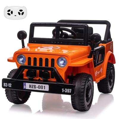 12V Kids Ride On Truck Car, LED Lights, Music, Remote Control Electric Ride On Car Toys for Kids