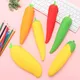 Trousse à crayons en silicone de grande capacité sac à crayons étudiant forme végétale créative