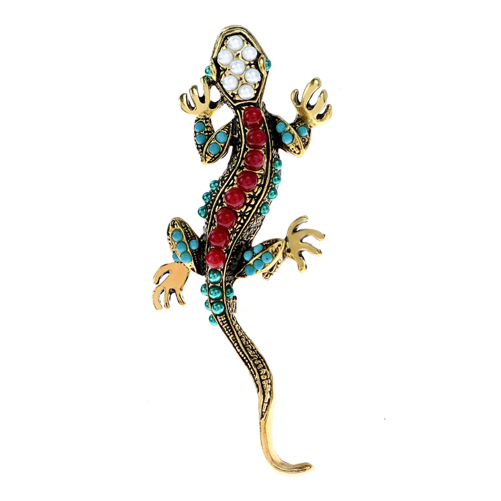 CINDY XIANG nouveauté Vintage lézard broche femmes et hommes mode Animal broche 4 couleurs disponibles manteau accessoires