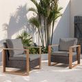 Latitude Run® Nuckols Outdoor Lounge Chair Wicker/Rattan | 34.5 H x 29 W x 29.5 D in | Wayfair 0C5D06A228D34CC885CF162AC2CDFF41