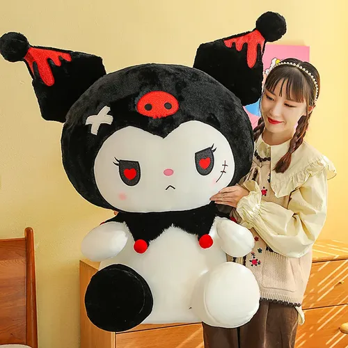 Neue Plüsch tier kleiner Teufel dunkle Kuromi Puppe Plüschtiere große Puppe Cartoon Stofftier Puppe