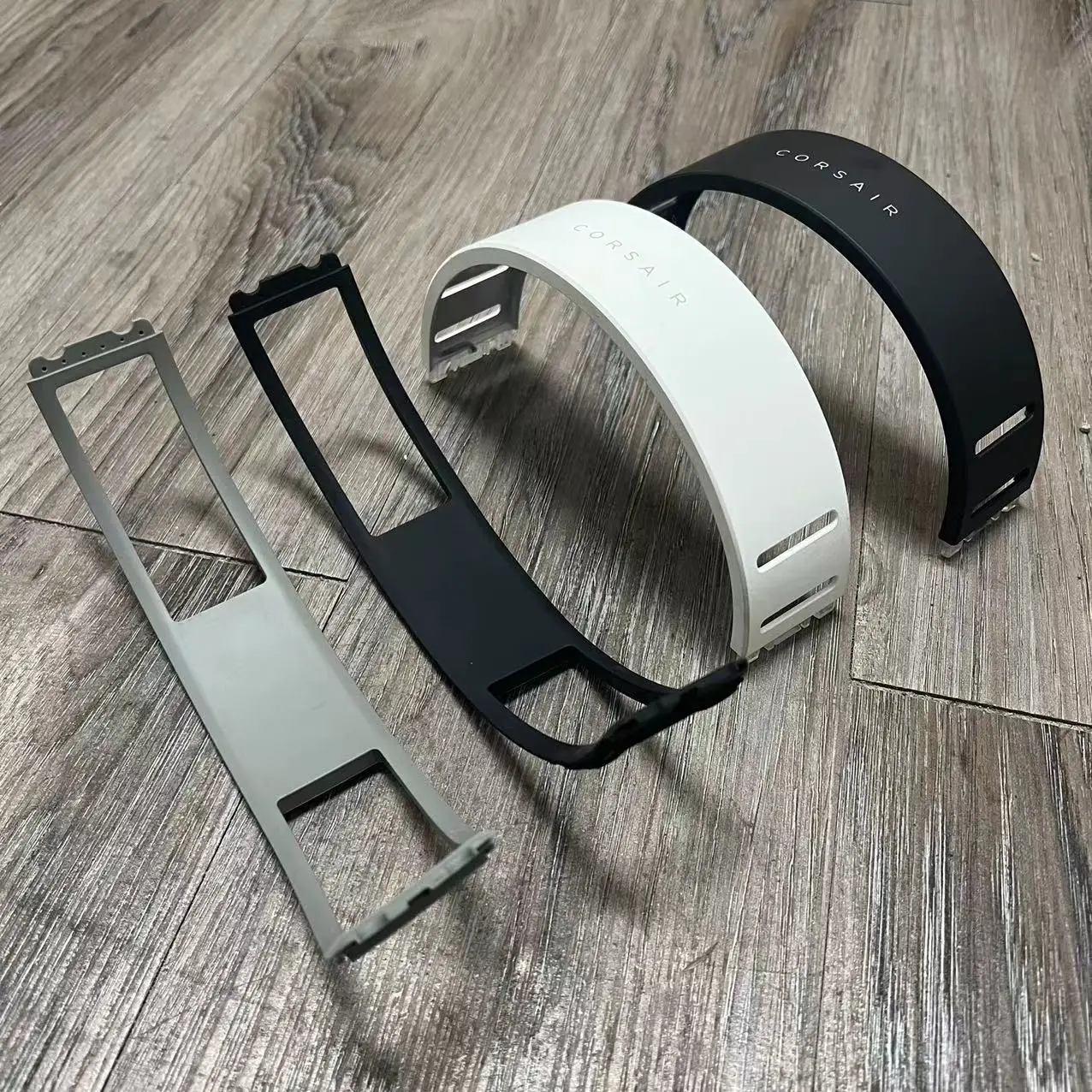 Original-Ersatzteile für CORSAIR HS80 RGB, HS80 MAX Kopfhörer, oberes Kopfband, Stirnbandband, Ohrpolster, Ersatz-Reparaturteile Image