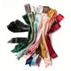 Solid Color Satin Thin Neckerchief Elegant Long Ribbon Neck Scarf Trend Hair Accessories Wrist Wrap Skinny Scarf