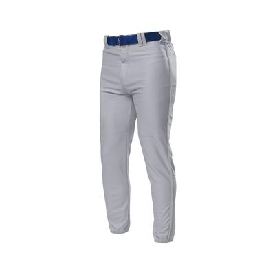 A4 NB6178 Athletic Youth Pro Style Elastic Bottom Baseball Pants in Grey size XL A4NB6178