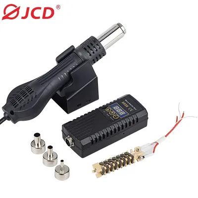 JCD Hot air gun 8858 Micro Rework soldering station LED Digital Hair dryer for soldering 700W Heat