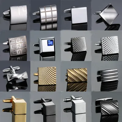 High quality Novelty cuff links copper Metal Laser engraving cufflinks mans French suit accessories