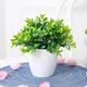 Realistic Artificial Peach Leaf Potted Plant
