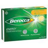 Berocca Energy Vitamin B & C Mango & Orange Flavour Effervescent Tablets 45 Count