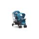 Joovy Big Caboose Graphite Stand On Triple Pushchair Stand on Tandem Sit and Stand Stroller, Turquoise
