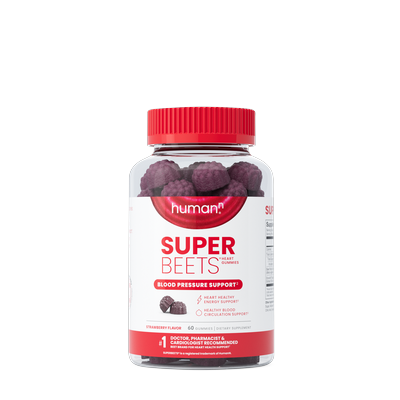 Superbeets Blood Pressure Support Healthy - Strawberry Healthy - 60 Gummies (30 Servings)