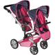 Puppen-Zwillingsbuggy CHIC2000 "Linus Duo, Konfetti" Puppenwagen konfetti Kinder Puppenwagen -trage