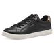 Plateausneaker TAMARIS Gr. 38, schwarz (schwarz, gold) Damen Schuhe Sneaker
