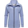 Sweatjacke RAGWEAR "Shocky", Damen, Gr. 4XL (48), blau, Obermaterial: 70% Baumwolle, 30% Polyester; Innenfutter: 70% Baumwolle, 30% Polyester, casual, lässig geschnitten hüftlang, hoch geschlossener Ausschnitt, Langarm eng Rippbündchen, Sweatjacken,...