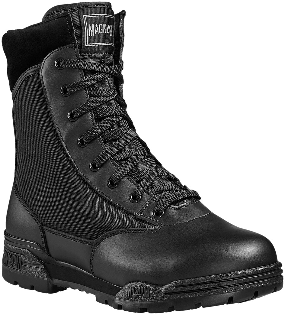 Stiefel MAGNUM "Classic", Herren, Gr. 48, schwarz, Leder, Textil, unifarben, Schuhe Stiefel, Wasserdicht