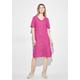 Sommerkleid CECIL Gr. XL (44), US-Größen, pink (bloomy pink) Damen Kleider Freizeitkleider mit Eingrifftaschen