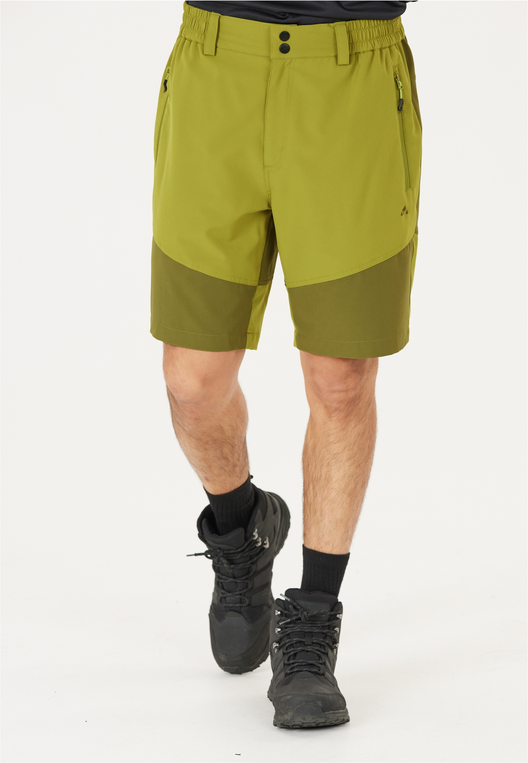 Shorts WHISTLER "AVIAN M ACTIV STRETCH", Herren, Gr. 3XL, US-Größen, grün, 92% Polyester, 8% Elasthan, unifarben, kurz, Hosen Shorts, mit komfortablem Funktionsstretch