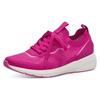 Slip-On Sneaker TAMARIS, Damen, Gr. 39, pink, Textil, Lederimitat, Synthetik, unifarben, sportlich, Schuhe Sneaker, Freizeitschuh, Halbschuh, Schnürschuh mit aufgesetzer Zierschnürung