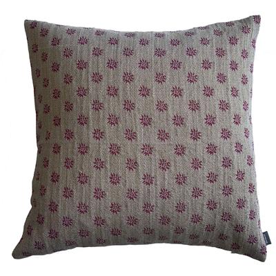 Dekokissen PAD "EDEL", pink, B:45cm L:45cm, Obermaterial: 64% Baumwolle, 18% Polyacryl, 12% Polyester, 4% Wolle, 2% Viskose, Dekokissen_Sitzkissen_Kissenhüllen, Made in Europe, Kissenhülle ohne Füllung, 1 Stück