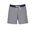 Bermudas TRIGEMA "TRIGEMA Shorts mit hypnotisierendem Design" Gr. 152, Normalgrößen, blau (navy) Kinder Hosen Shorts