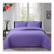 Bedcovers Double Bed Set Bedspreads Coverlets Quilted Bedspread Double Size Comforter Throw, 240x260 cm 94x102 in Breathable Summer Reversible Bedspread With 2 Pillowcases Bedspread g5a ( Color : Purp