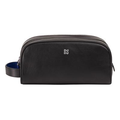 DuDu Thani Kosmetiktasche Leder 21 cm schwarz Schwarz Herren Image
