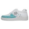 Sneaker DOGO "Dice Sneakers Wonder Lola Bunny Damen Sneaker / Female", Damen, Gr. 39, Normalschaft, grün (weiß, grün), Lederimitat, Schuhe, Vegan