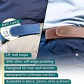 Accessori per cinture elastiche Ultra morbide cintura per pantaloni Jeans moda Unisex cintura da