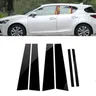 6 Stück polierte Säulen pfosten für Lexus ct200h ct 200 2011 h-Fenster tür säule b c Säulen pfosten