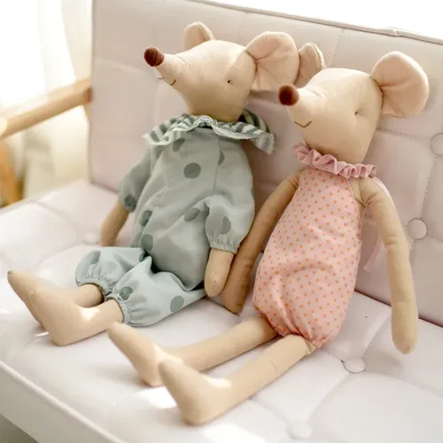 Niedliches Spielzeug Baby Maus Plüschtiere Baumwolle Stofftiere Tier Maus Puppen schöne Ratte mit