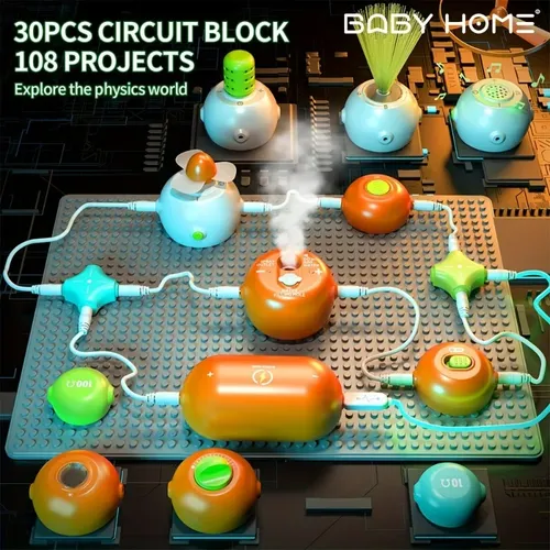 Kinder Schaltung blöcke Wissenschaft Spielzeug elektronische Schaltung Lernspiel zeug für Kinder