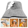 Cappello da Sauna in feltro 1pc cappello alla moda per Sauna cappello da Sauna ad assorbimento