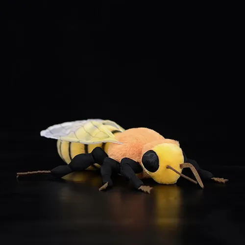 26cm neue lebensechte Bienen Plüschtiere weich Insekten serie Käfer Honigbiene Stofftiere Puppe