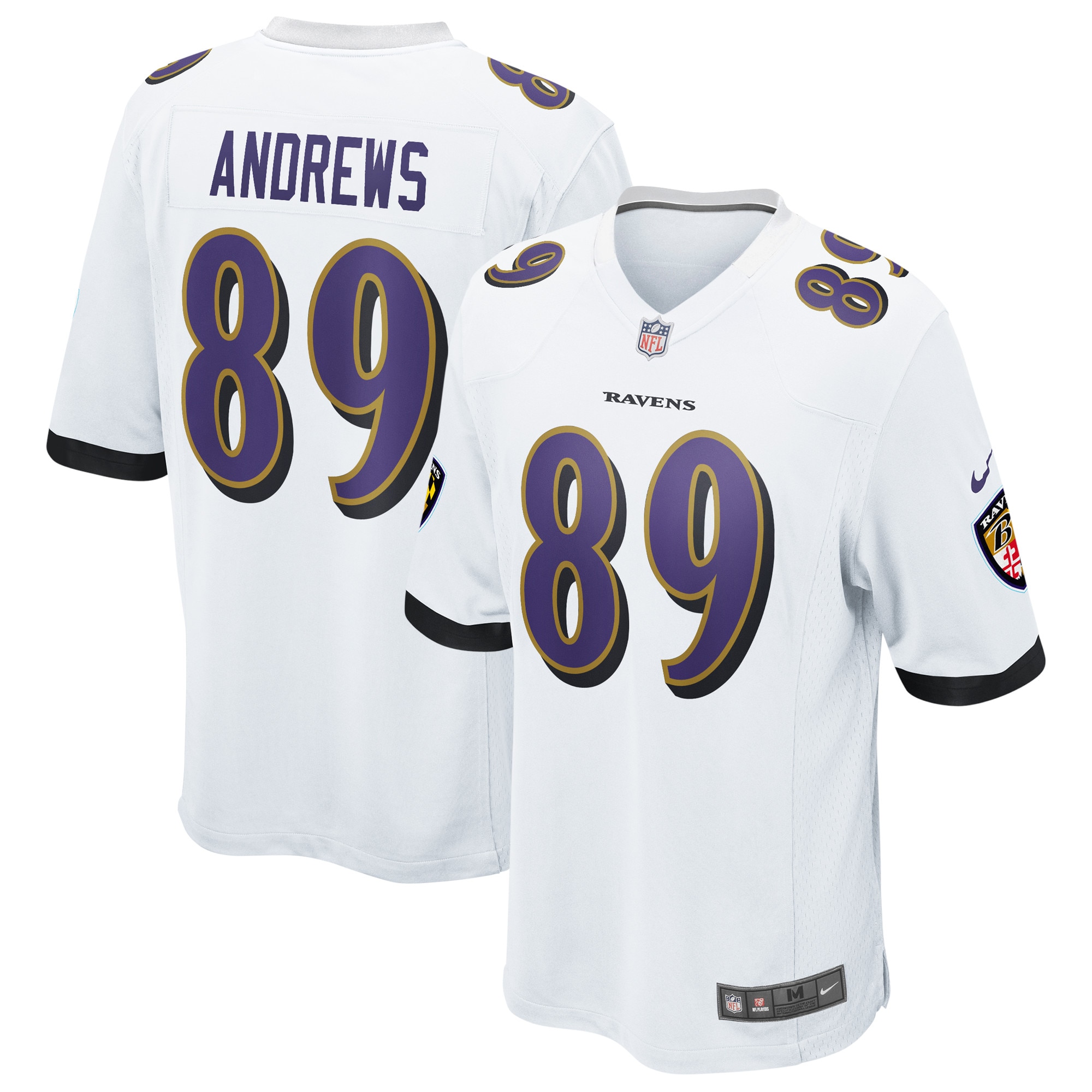 Baltimore Ravens Nike Game Auswärtstrikot - Weiß - Mark Andrews - Herren Image