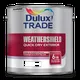 Dulux Trade Weathershield Quick Dry Exterior Paint, Pure Brilliant White - High Gloss 5L, Paints, Door Paint, Window Paint