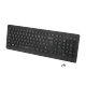 LogiLink Keyboard 2.4G, 105 keys, black