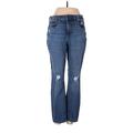 LC Lauren Conrad Jeans - High Rise: Blue Bottoms - Women's Size 10