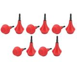 10PCS Archery Arrow Head Safety Arrow Tips Screw in Nylon Archery Accessory for Hunting Game Practice Kids Adults Red