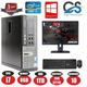 Fast Gaming Dell Bundle Tower Pc Full Set Computer System Intel I7 8Gb 1Tb Gt710
