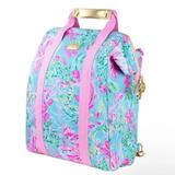 Lilly Pulitzer Bags | Lilly Pulitzer Insulted Backpack Cooler Large Capacity, Pink/Blue | Color: Blue/Pink/White | Size: Os
