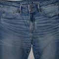 American Eagle Outfitters Jeans | American Eagle Airflex+ Original Straight Leg Denim Jeans | Color: Blue | Size: 34